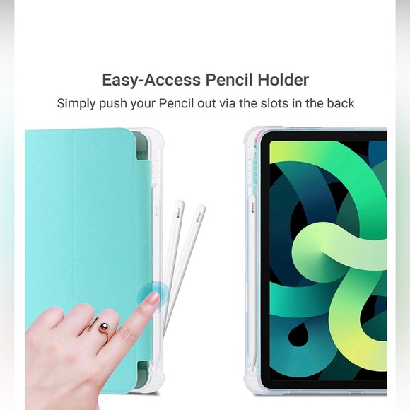 NIP iPad Air Cover for 10.9” 2020 iPad w/pencil holder - Picture 4 of 6